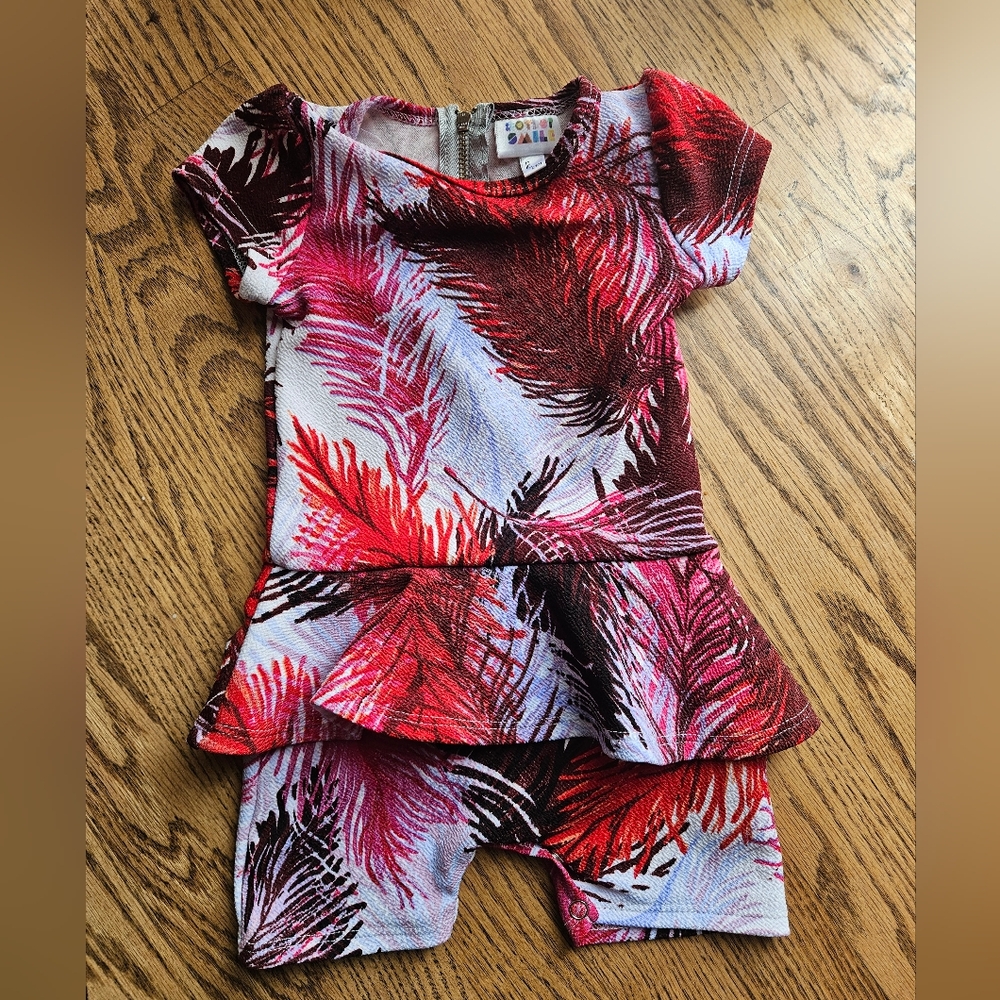 Women's Multicolor Tropical Print Top